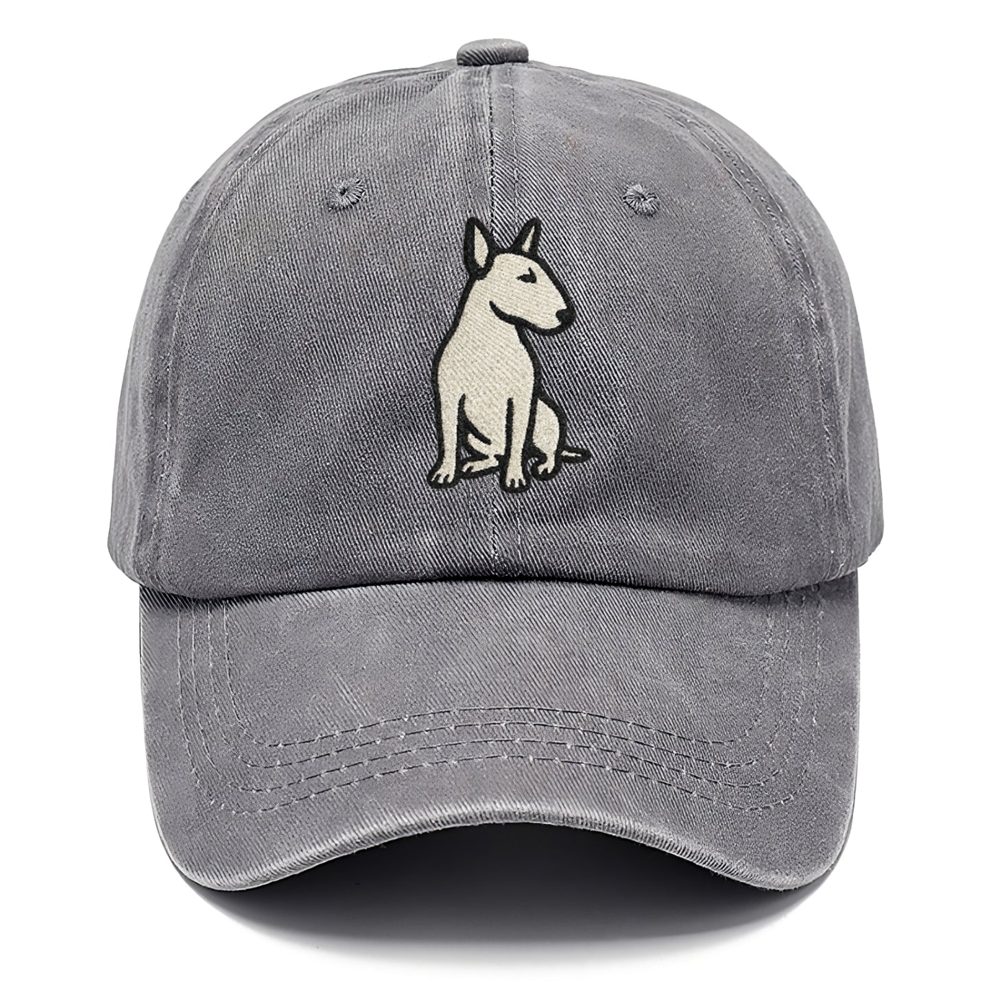 Miniature Bull Terrier White Pose Hat