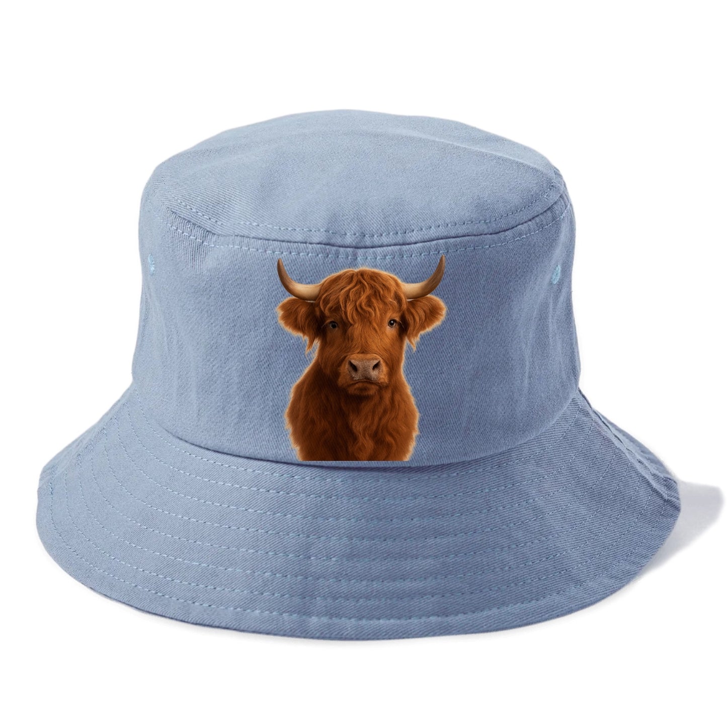 highland cow portrait design Hat