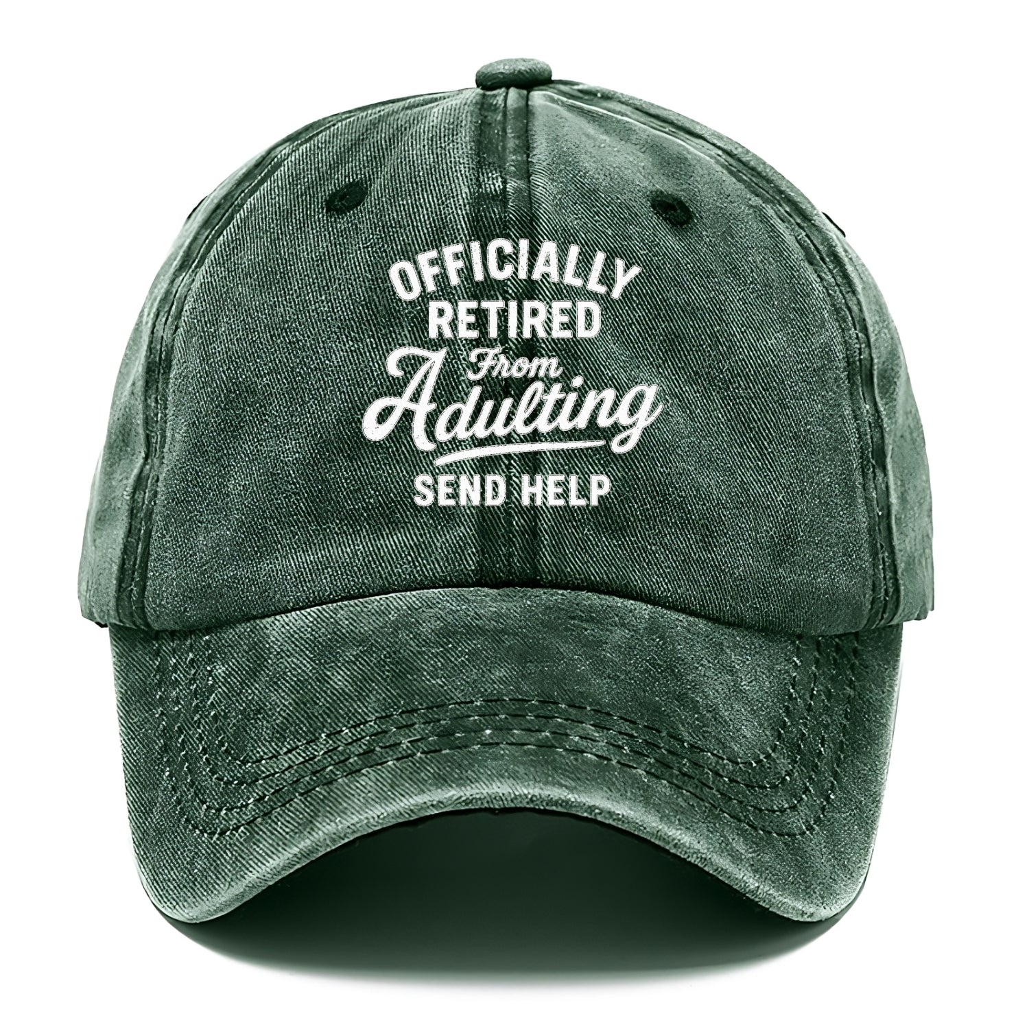 retired from adulting send help Hat