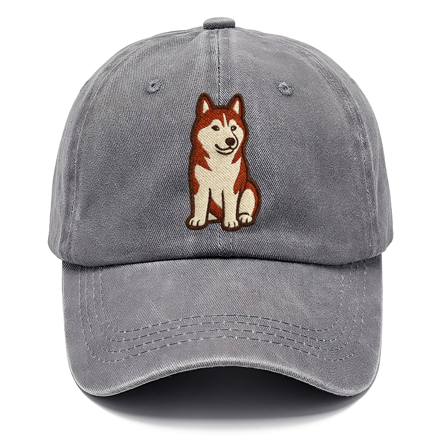 siberian-husky-red-white-loyal-spirit Hat