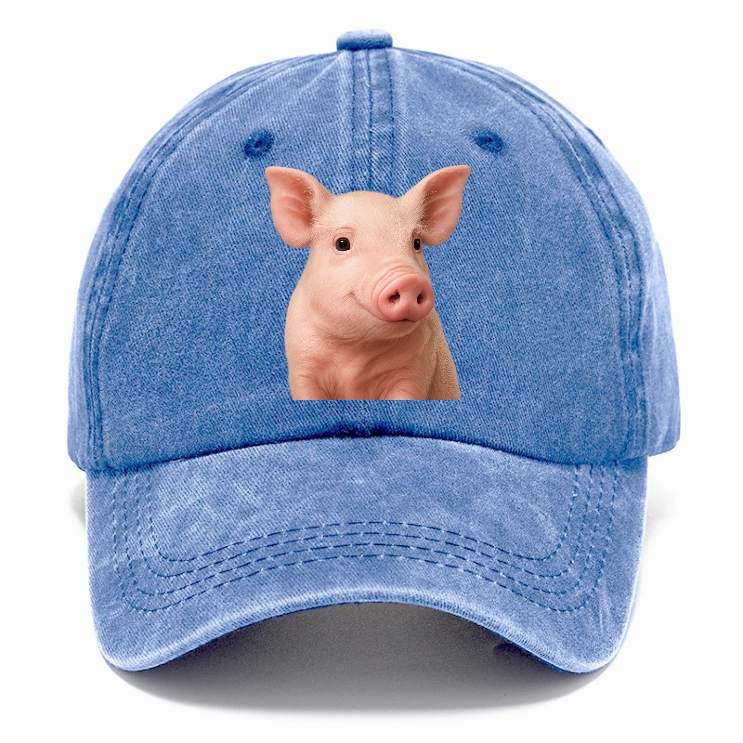 pig portrait design Hat