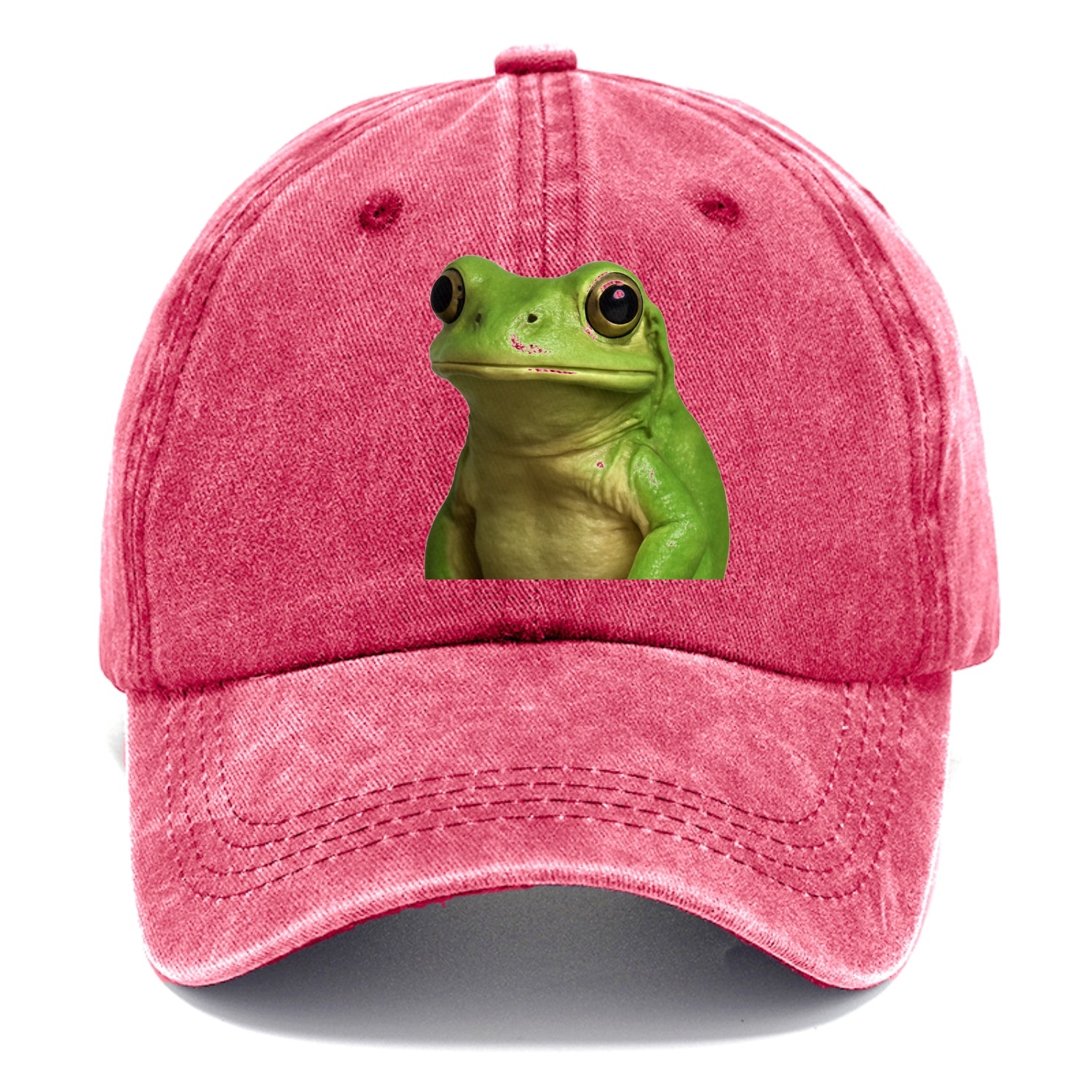 frog portrait design Hat