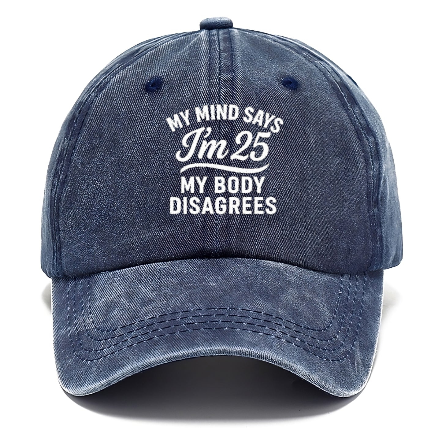 mind versus body age humor Hat