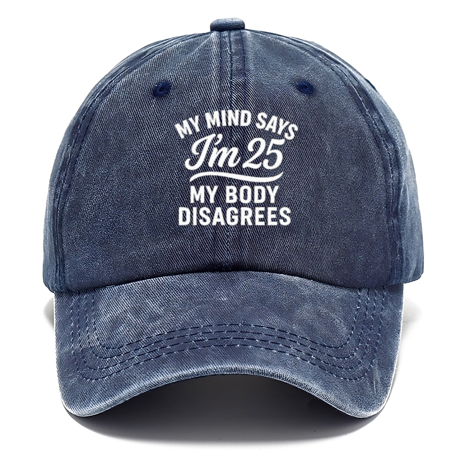 mind versus body age humor Hat
