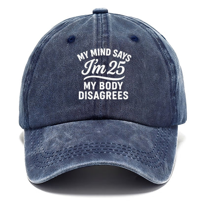 mind versus body age humor Hat