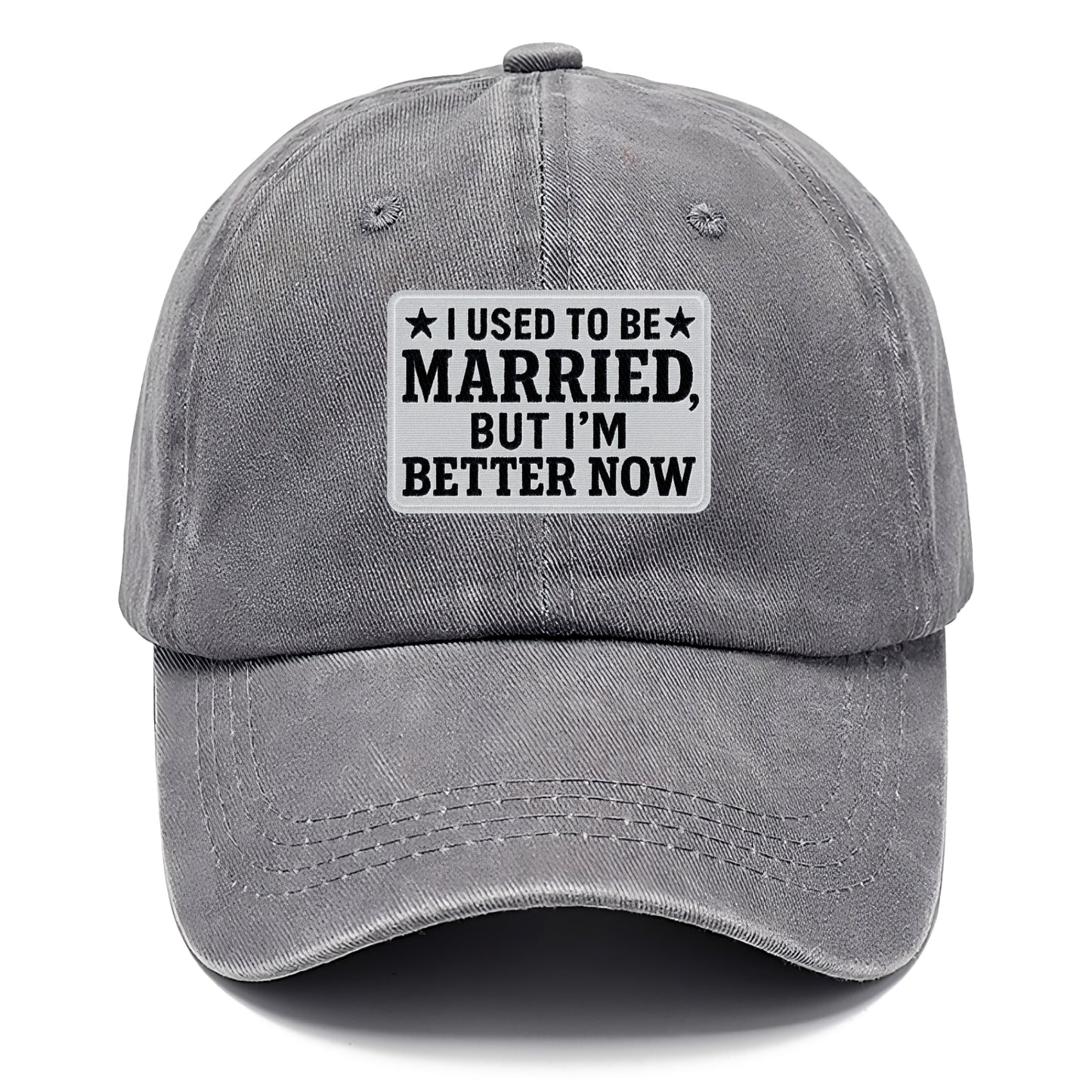 i used to be married but i'm better now Hat