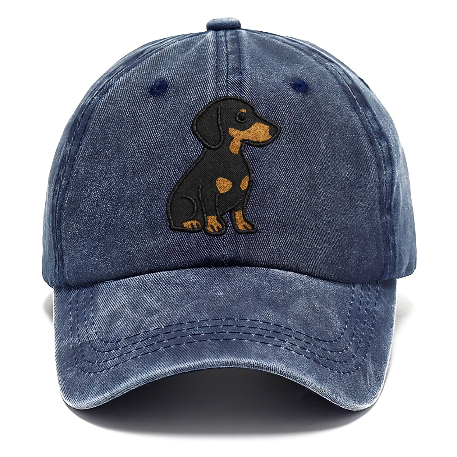 dachshund-black-and-tan-loyal-companion Hat