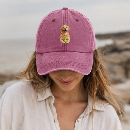 Golden Retriever Tennis Classic Cap – editorial product image