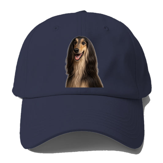 afghan hound portrait design Hat