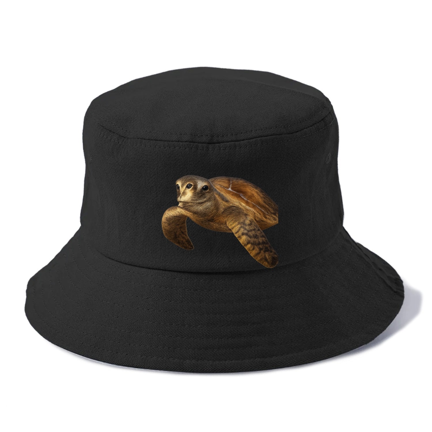 sea turtle portrait design Hat