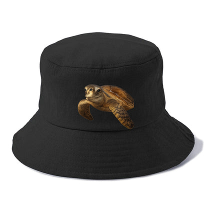 sea turtle portrait design Hat