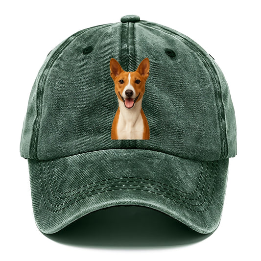 basenji portrait design Hat