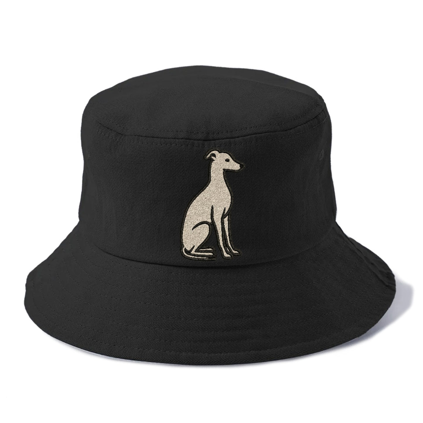 Italian Greyhound Gray Sitting Pose Hat