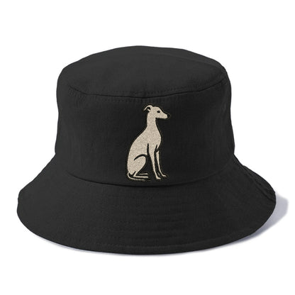 Italian Greyhound Gray Sitting Pose Hat