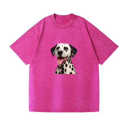 Dalmatian Dapper Spot Elegance Vintage T-shirt