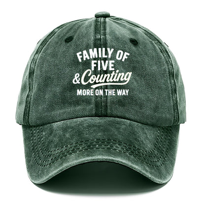 family of five and counting Hat