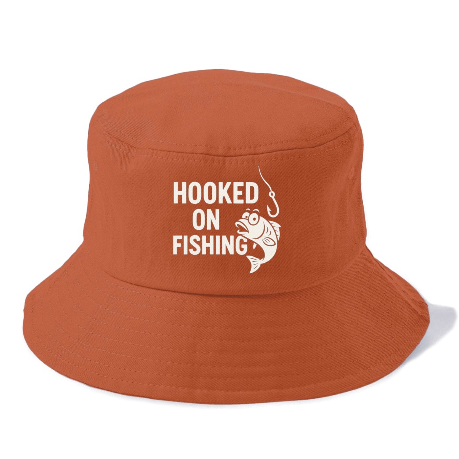 hooked on fishing Hat