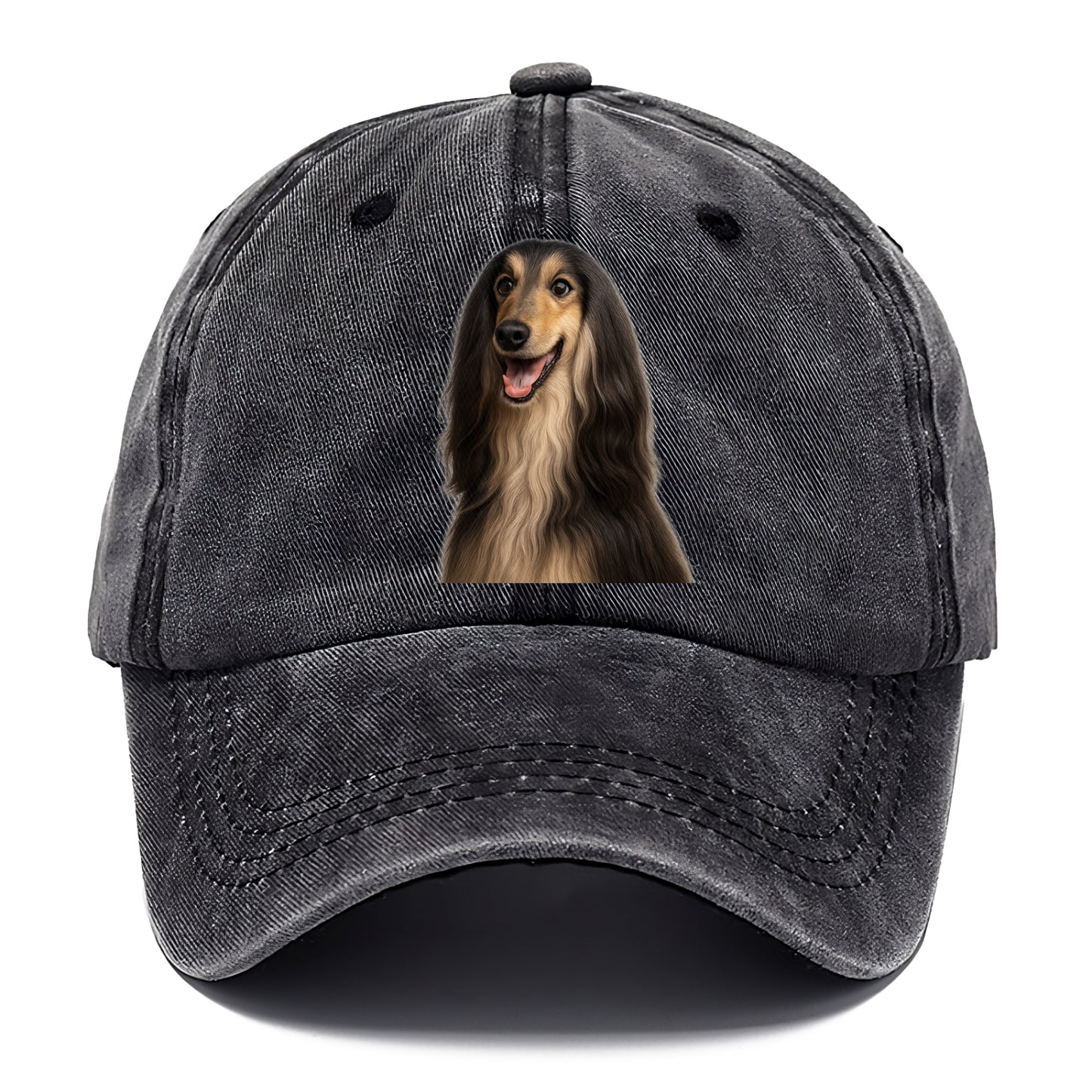 afghan hound portrait design Hat