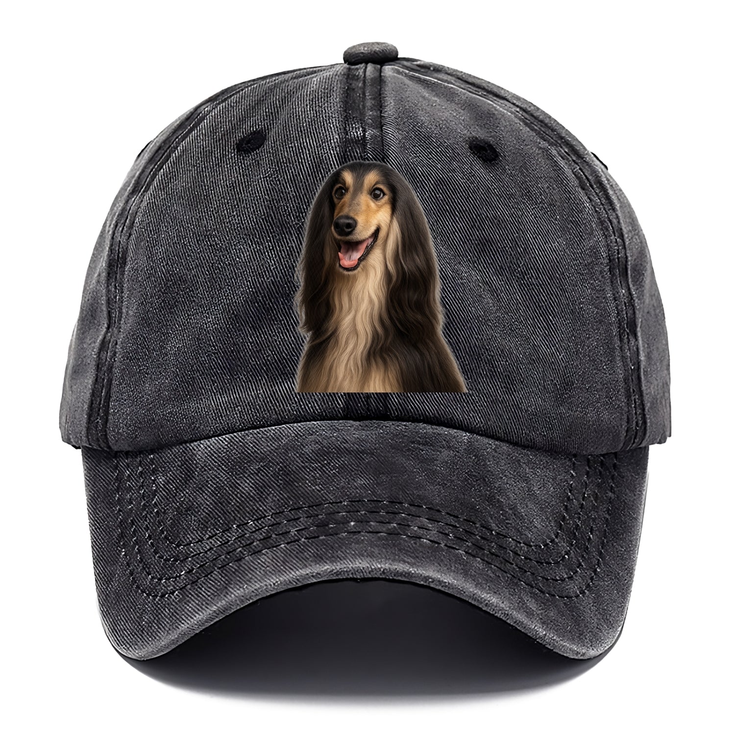 afghan hound portrait design Hat