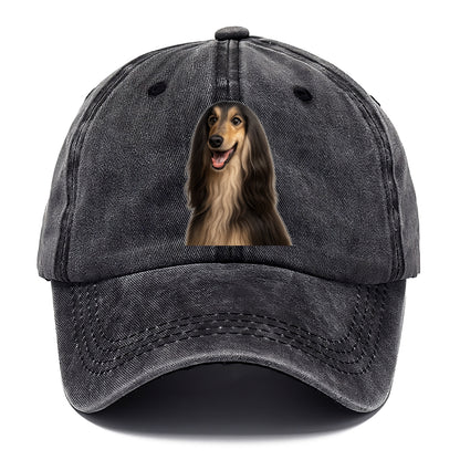 afghan hound portrait design Hat