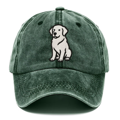 golden-retriever-curious-charm Hat
