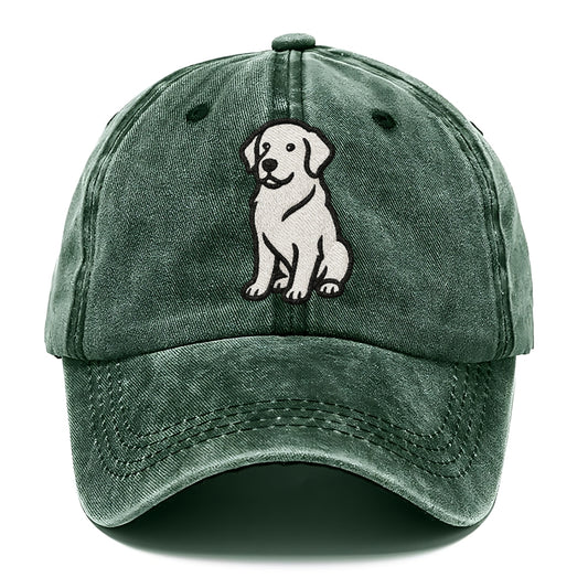 golden-retriever-curious-charm Hat