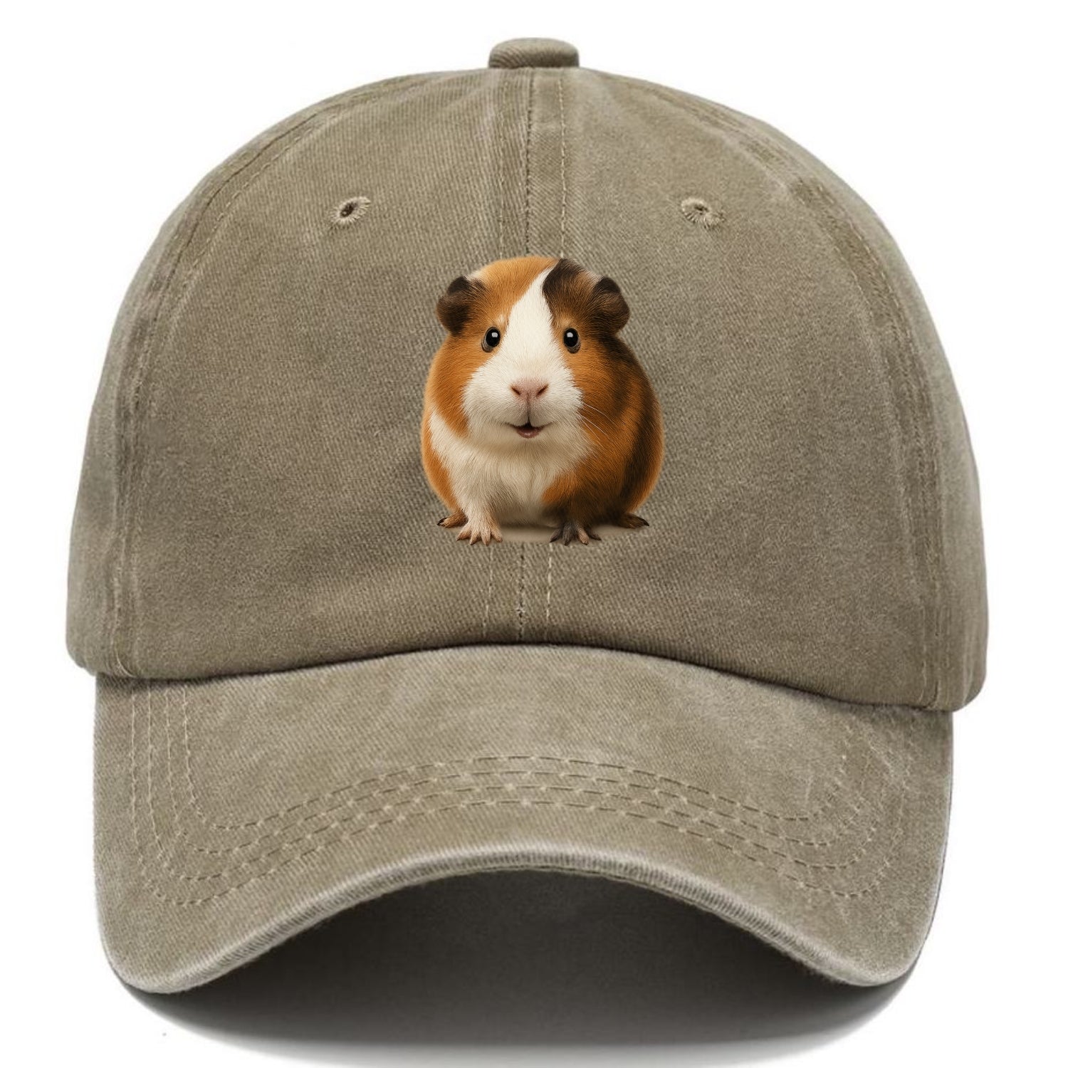 adorable guinea pig portrait design Hat