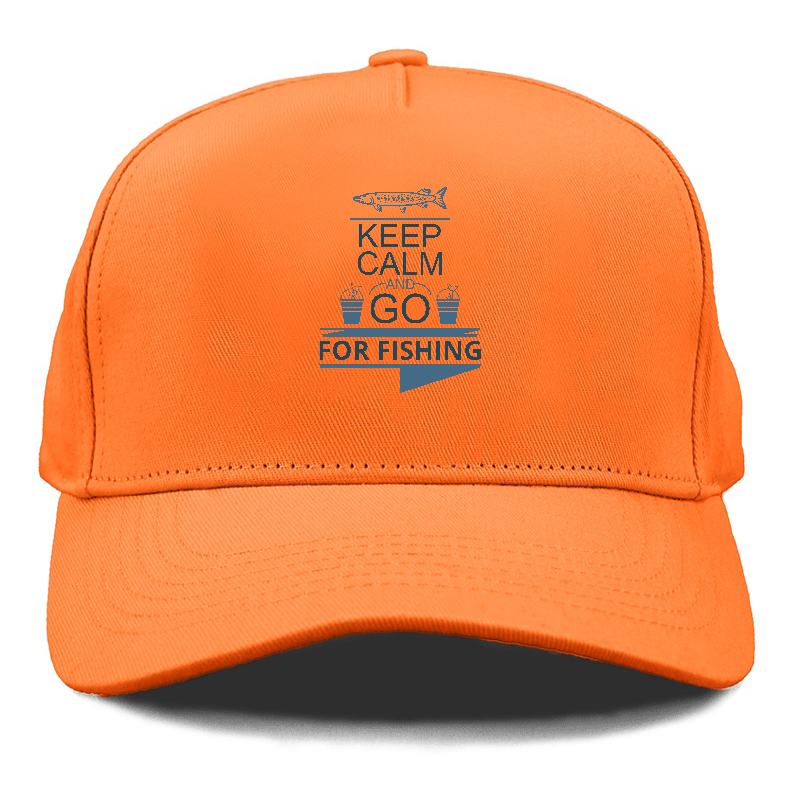 Keep Calm And Go For Fishing Cap – Pandaize