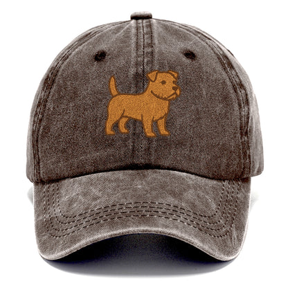 Norfolk Terrier Red Colored Pose Hat
