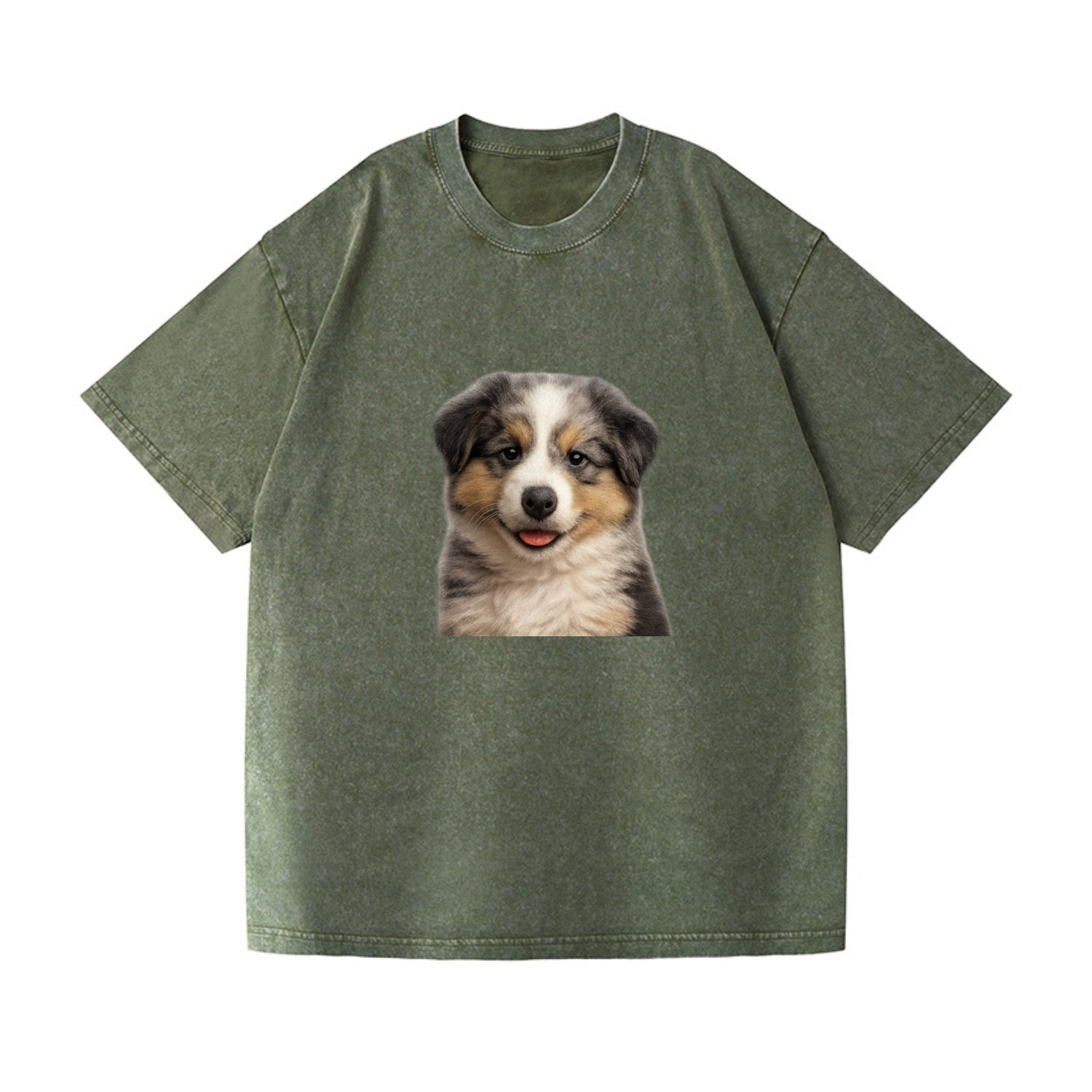 australian shepherd puppy portrait design Hat