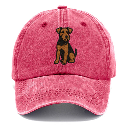 Airedale Terrier Black And Tan Design Hat