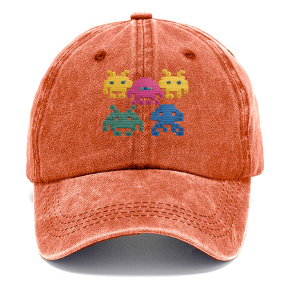 yarn pixel invasion collection Hat