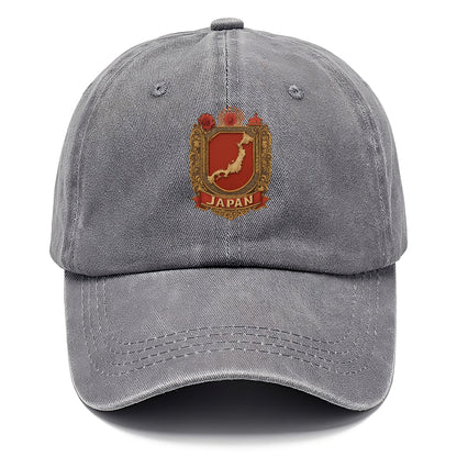 japan map logo Hat