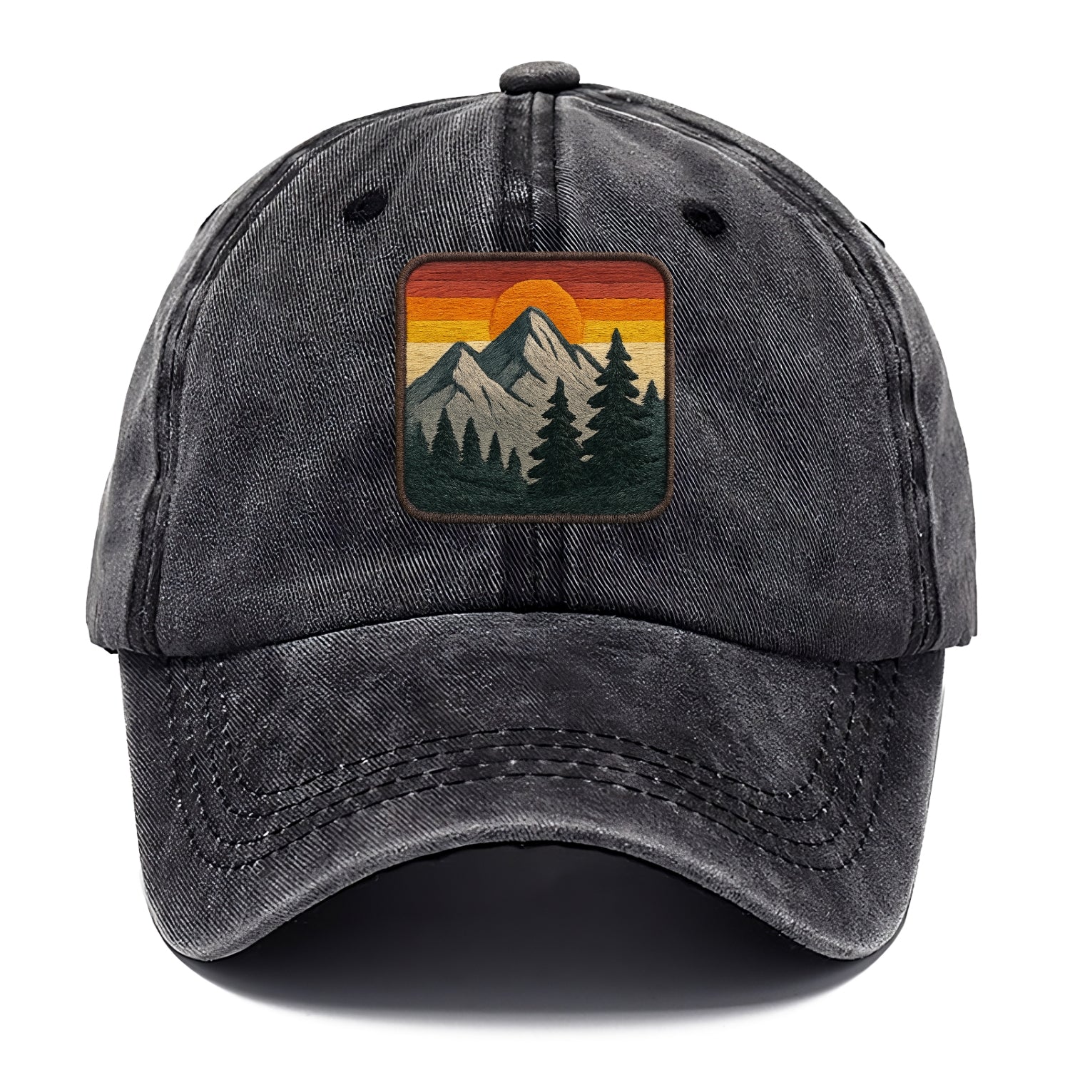 mountain sunset hues Hat