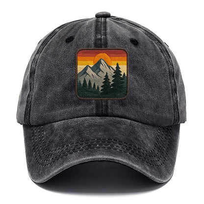mountain sunset hues Hat