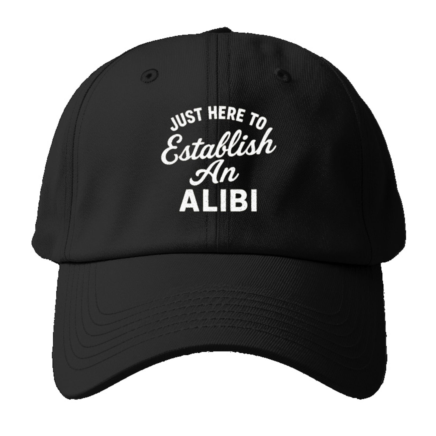 establishing an alibi hat design Hat