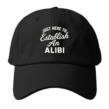 establishing an alibi hat design Hat