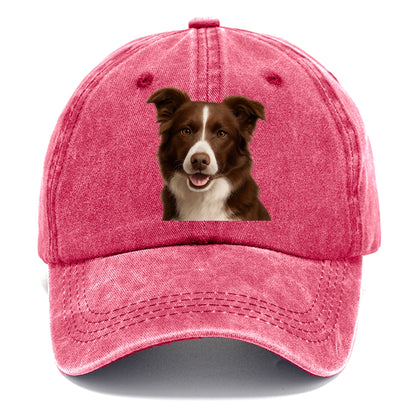 chocolate border collie: sweet & smart devotion Hat