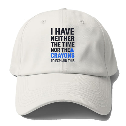 time nor crayons Hat