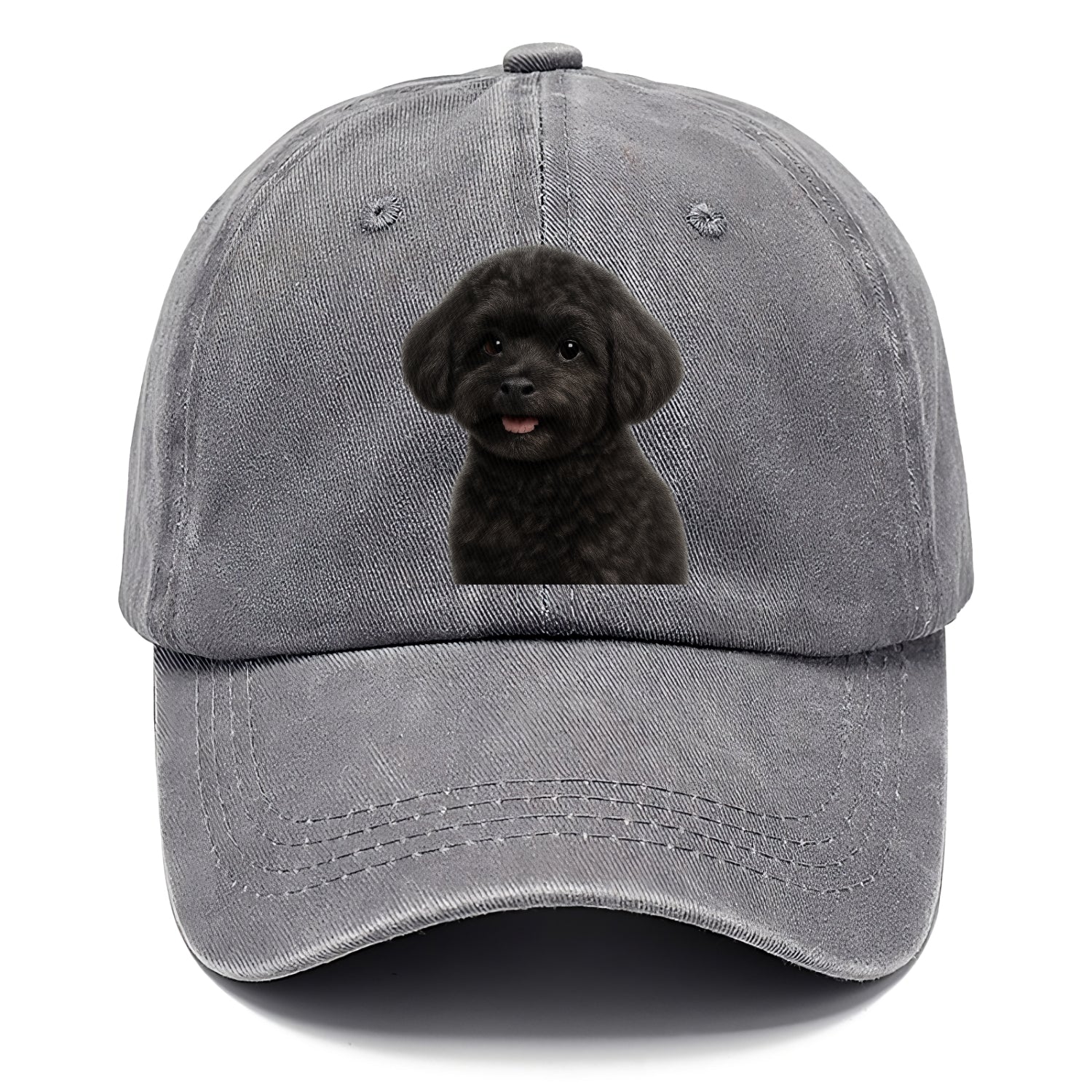 black maltipoo portrait design Hat
