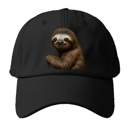 sloth portrait design Hat