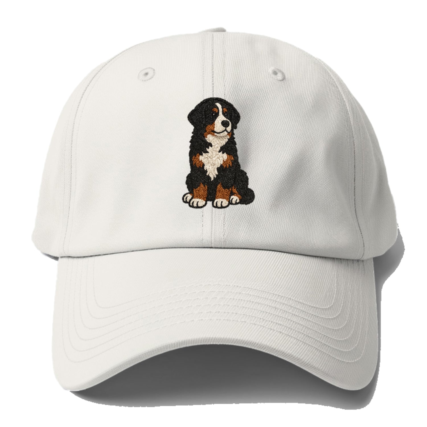 bernedoodle-tricolor-curly-playful-charm Hat