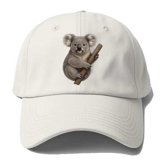 realistic koala on branch portrait Hat