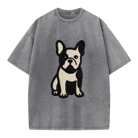 French Bulldog Black And White Tuxedo Pose Hat