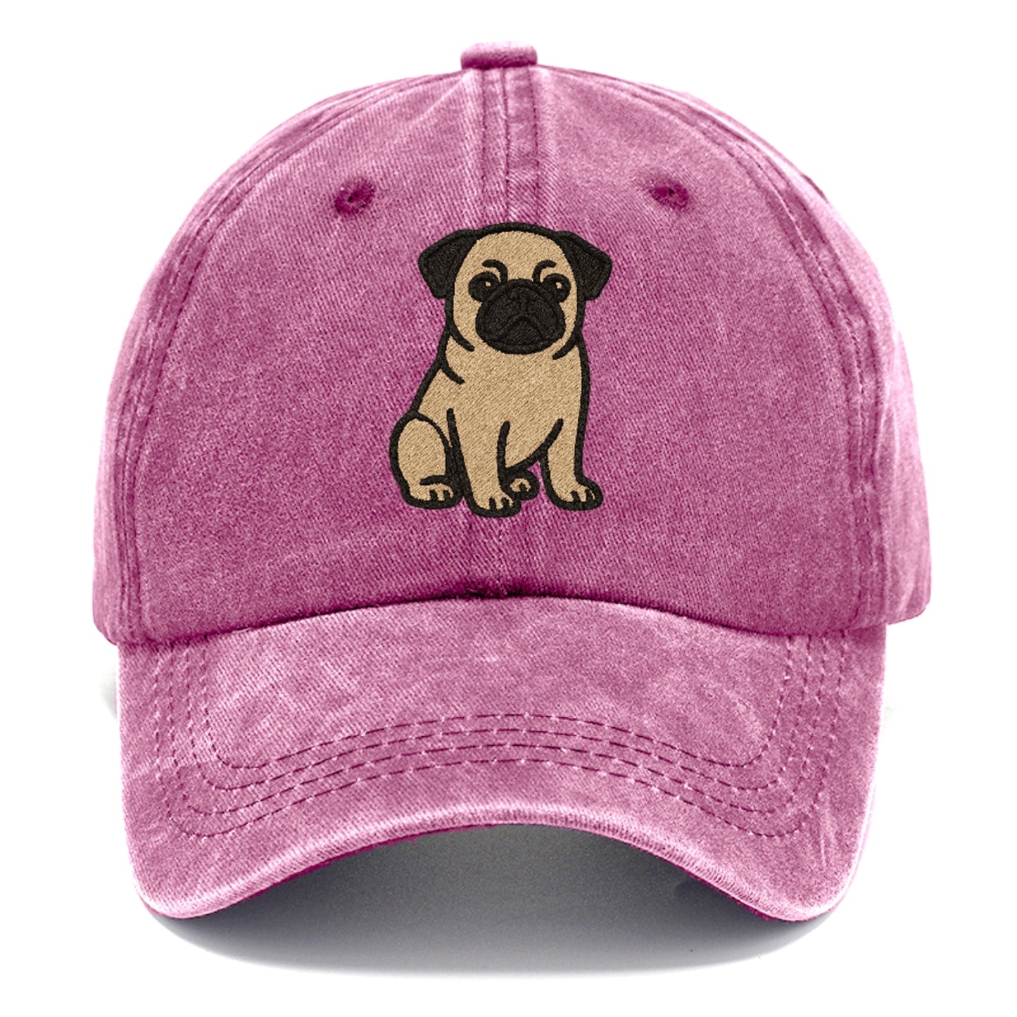 fawn-pug-sitting-charming-pose Hat