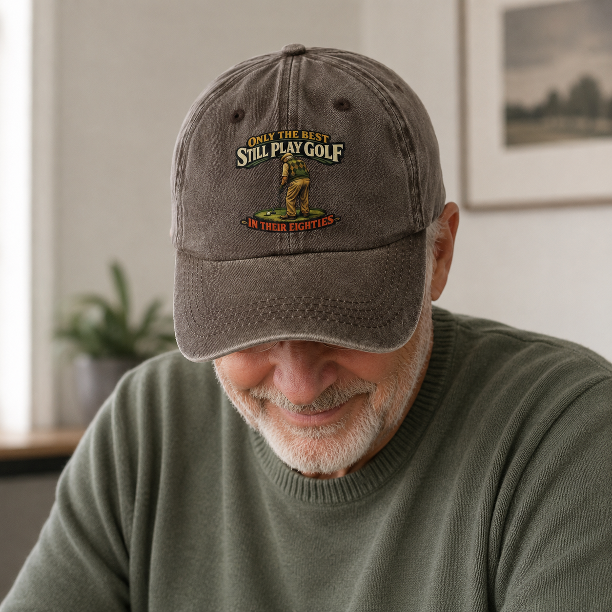 Still Play Golf In Their Eighties Classic Cap – editorial product image