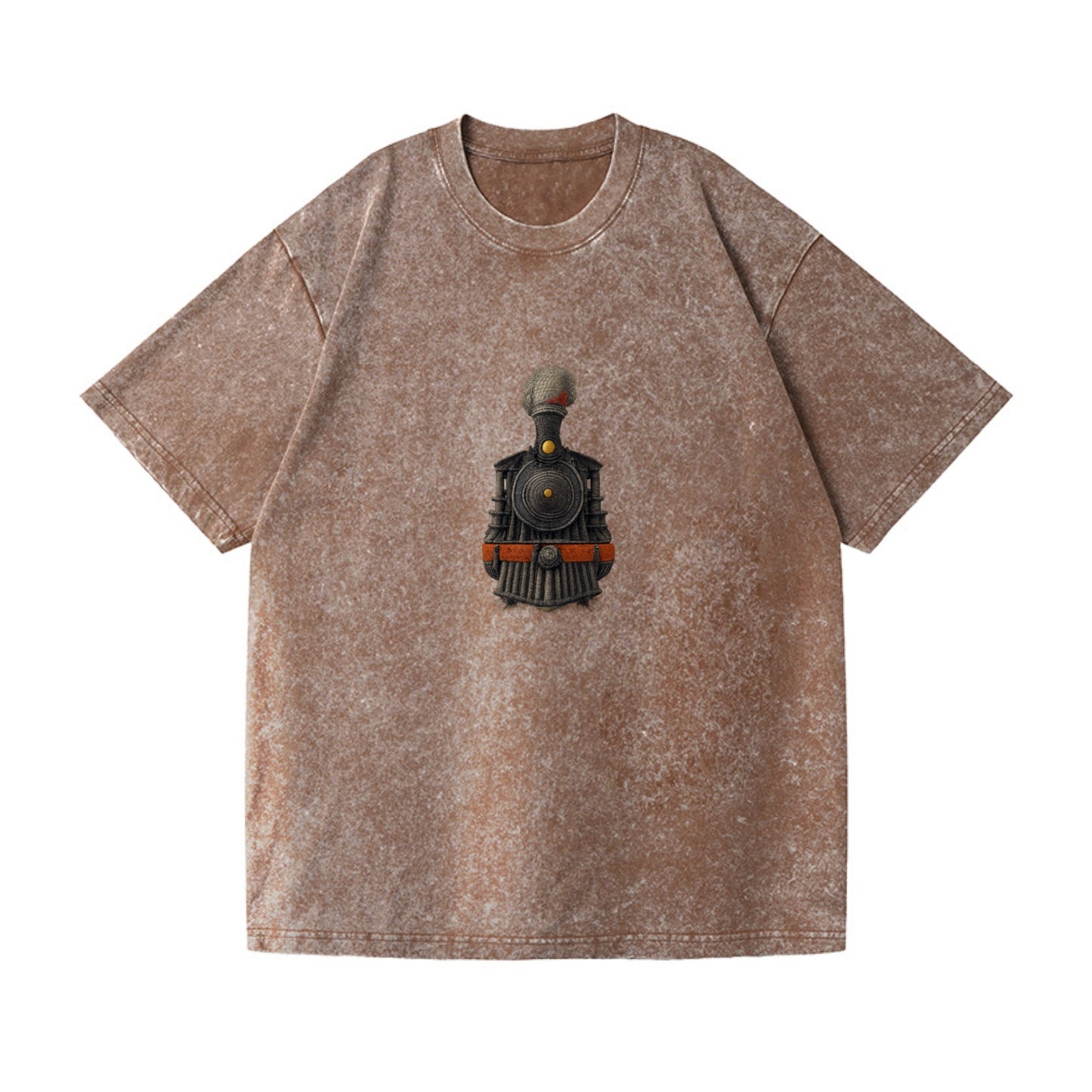 steam engine textured train illustration Hat