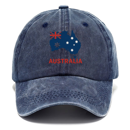 Australian Flag Map Hat