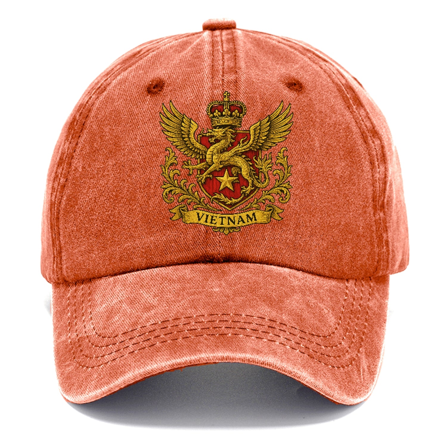 heraldic-emblem-with-dragon-and-text Hat