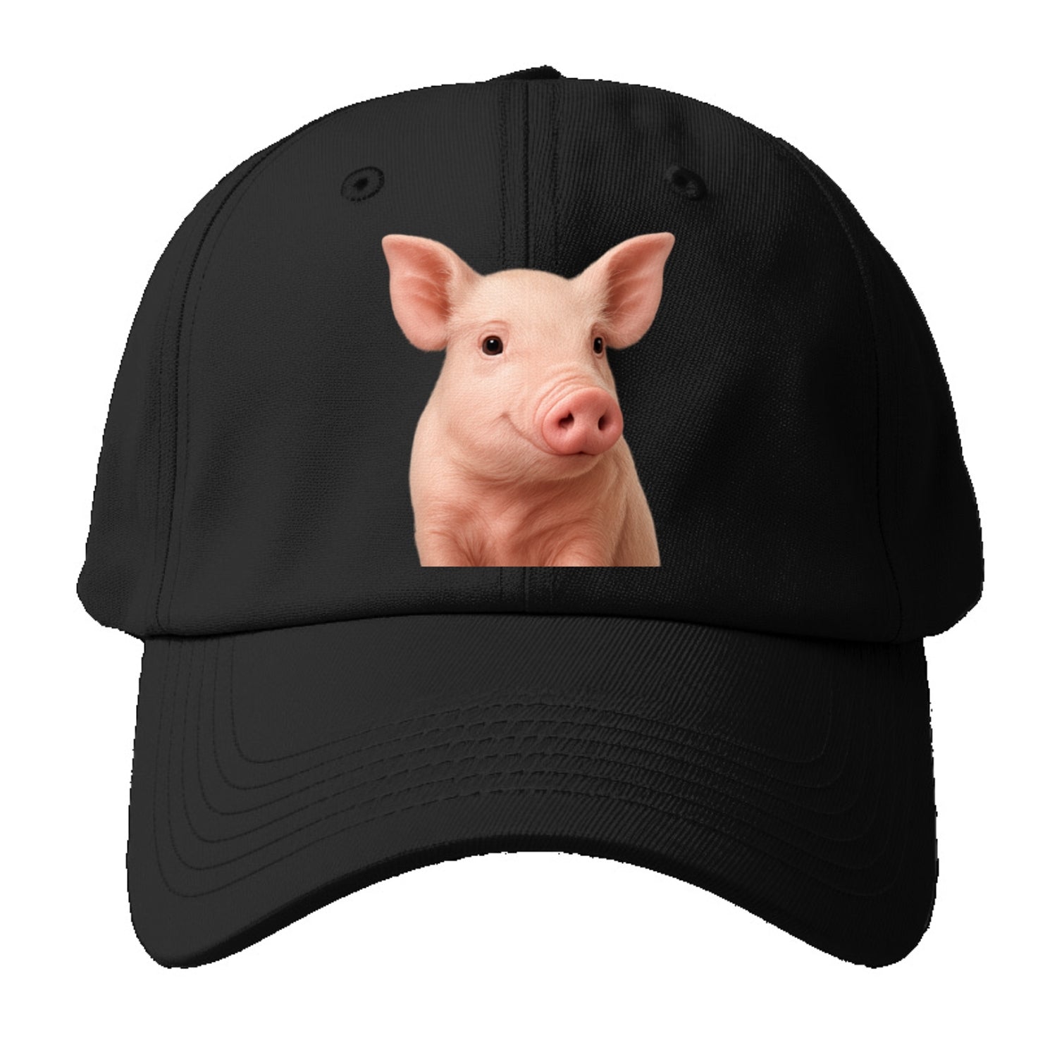 pig portrait design Hat